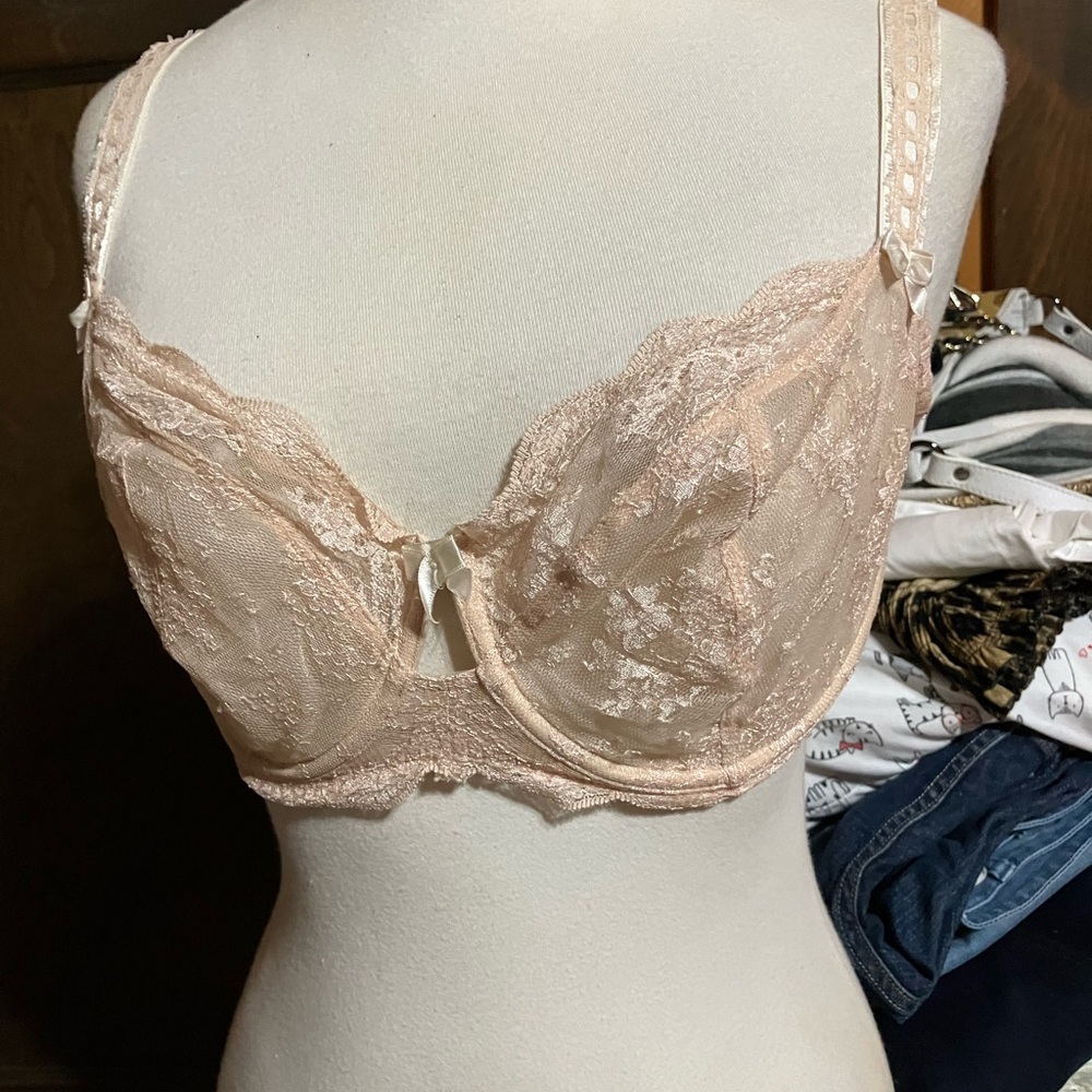 Paramour Cream Lace Underwire Bra
